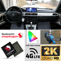 Unidad principal de Radio de coche Android para BMW Serie 3 E90 2006-2011 LHD y RHD Audio de coche estéreo 2K pantalla con CPU Qualcomm