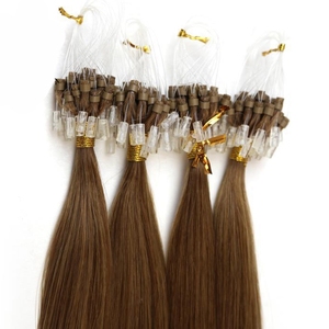 Bán buôn 12A 8A lớp Remy phần mở rộng tóc Micro vòng vòng Nano phần mở rộng tóc Hot Bán Ấn Độ con người sóng phong cách nhà máy giá rẻ - Product Image 6