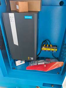 เครื่องอัดอากาศแบบสกรูออลอินวัน 7.5kw 11kw 15kw 22kw 30hp ทำงานที่แรงดัน 8 บาร์ 10 บาร์ 13 บาร์ 16 บาร์ พร้อมเครื่องทำลมแห้ง - Product Image 4