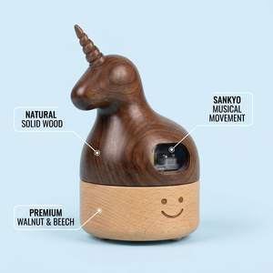 Caja de Música de Cuerda Ever Bright Can't Help Falling Lo Wood con Diseño de Hongo Bailarín, Música You Are My Sunshine, para Mujeres y Jóvenes Adultas - Product Image 1