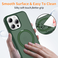 Étui de téléphone magnétique personnalisé pour iPhone 15 16 Pro Max, support rotatif à 360°, finition mate, antichoc, anti-rayures, protection de l'appareil photo