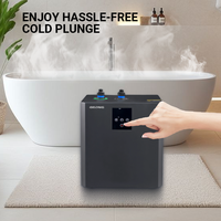 Refroidisseur d'eau de bain de glace de récupération musculaire de forme physique de gymnase automatique Refroidisseur de piscine froide extérieure Vente sur le bain de refroidisseur d'eau