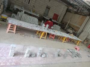 SH taş doğal taş yeni fantezi granit döşemeler küp tuğla desen alevli yüzey bölünmüş kenar parke taş arnavut kaldırımı <span class=keywords><strong>Driveway</strong></span> - Product Image 5