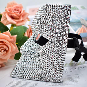 Concert d'Halloween avec des masques haut de gamme cloutés de diamants couvrant tout <span class=keywords><strong>le</strong></span> visage, une élégante fête de style européen - Product Image 4