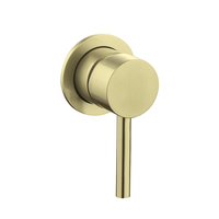 CUPC 60mm rond encastré dans le mur en acier inoxydable/laiton mitigeur fonction unique salle de bain dissimulé robinet de douche mitigeur