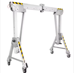 Grue mobile portative en aluminium réglable, capacité 1 tonne, conception légère pour un levage facile - Product Image 3