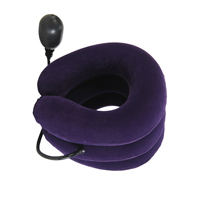 Skyhope-D Support de dispositif de traction cervicale gonflable réglable à usage domestique pour soulager la douleur au cou