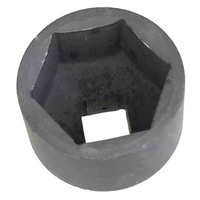 Kunci Soket Heksagonal Industri 6pt 1,5 inci EXPLOIT, 36-75mm, Deep Impact, Lapisan Oksida Hitam untuk Pengencangan