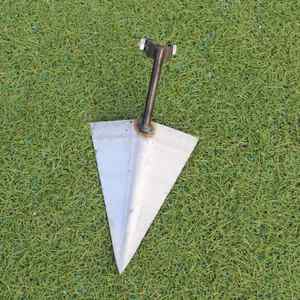 Tuin Gras Onkruidbestrijdingsgereedschap Koolstofstaal Gesmeed Metaal Landbouw Boeren Bodem Graafhaken <span class=keywords><strong>2</strong></span> Wielen <span class=keywords><strong>3</strong></span> in 1 Hand Landbouw Ploegen - Product Image 3