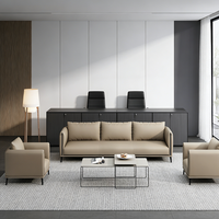 Canapé de bureau commercial moderne, ensemble de canapés de bureau, mobilier de bureau, canapé de bureau en cuir, 1 à 3 places, canapé de bureau professionnel