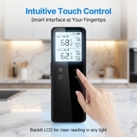 Thermomètre alimentaire numérique sans fil WiFi en ABS avec indice de protection IP67, personnalisable OEM/ODM