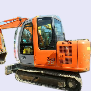 Excavatrice sur chenilles Hitachi ZX70 d'occasion avec godet, emballage EPR France - Product Image 1