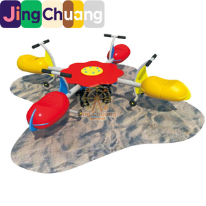 Balançoire à <span class=keywords><strong>bascule</strong></span> en métal pour deux personnes, intérieur/extérieur, pour enfants, école et maternelle, équipement de jeu pour bébés à domicile - Product Image 4