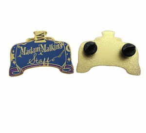 Pin de Esmalte Duro de Aleación de Zinc Chapado en Oro, Insignia Metálica de Forma Irregular para el 18.º Aniversario con Logotipo de Gota Roja - Product Image 5