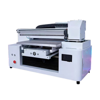 Machine d'impression UV à plat LY 5060 avec plateforme élévatrice intelligente, taille d'impression 500*600 mm, imprimante UV double tête pour publicités