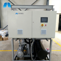 Nouveau refroidisseur d'eau à vis industriel/commercial à refroidissement par eau avec pompe pour système de climatisation et de chauffage des bâtiments
