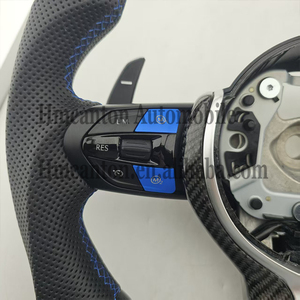 Nuevo Producto, Volante Deportivo de Fibra de Carbono y Cuero Perforado m Performance para BMW Serie 5 F30 F10 F32 F90 F80 F82 F87 - Product Image 4