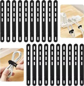 Organizador Redondo de Silicona Reutilizable y Multiajustable con Correa para Enrollar Cables de Datos y Auriculares - Product Image 2