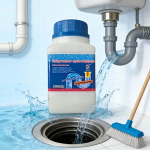 Potente e Durevole Agente Drenante in Contenitore di Plastica per Pulizia di Tubi e Scarichi, Deodorante per Rimozione Odori in Cucina e Bagno - Product Image 4