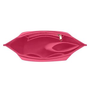 Organisateur de sac à fermeture éclair géométrique tendance pour petits sacs fourre-tout avec doublure intérieure en feutre non tissé et poignée souple - Product Image 4