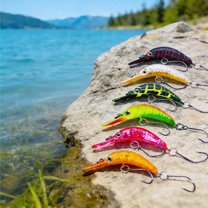 HENGJIA <span class=keywords><strong>Leurre</strong></span> Artificiel Rigide Courbé 5,2 cm 2,6 g, Type Géolisse Coulante, pour la Pêche à la <span class=keywords><strong>Truite</strong></span>, à la Perche et en Ruisseau - Product Image 3