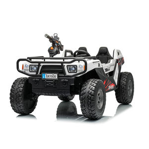 NEUES UTV Kinder-Elektroauto mit 2 Sitzen, 24V Elektrofahrzeug für Größere Kinder mit Wasserpistole - Product Image 1