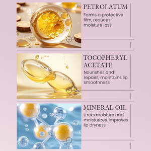 Baume à lèvres coréen KORMESIC Private Label OEM 3g, deux couleurs, saveur raisin, avocat, fraise, enrichi en vitamine E, hydratant, soin des lèvres aux fruits. - Product Image 4