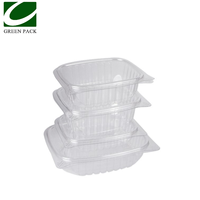 Boîtes à fruits en plastique Transparent de haute qualité, conteneur de légumes pour salade d'animaux de compagnie, emballage Durable