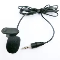 3.5mm jack hidden mini Lapel collar Tie Clip microphone for Conference Laptop