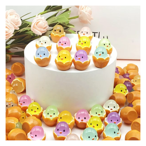Adornos de Resina Multicolor Luminosos de Patos Amarillos de Dibujos Animados, Muñecos de Pollo, Micro Paisajes, Joyería Creativa, Accesorios de Manualidades, Juguetes - Product Image 1