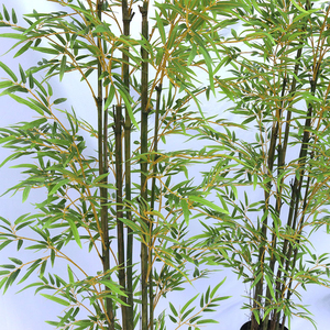 Aménagement d'espaces commerciaux : Plante artificielle en faux <span class=keywords><strong>bambou</strong></span> durable et écologique, texture de tige réaliste, taille personnalisable pour hall d'hôtel - Product Image 3