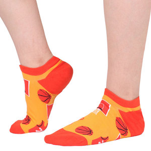 Wholesale Basketball Ankle Socks With Training Running And Ball Print For Adults Winter Sports Wear Breathable Knitted Socks - Product Image 2