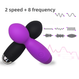 ミニ充電式バイブレーター女性用10振動モードシリコンマッサージ器ワッドコンパクトで静かな旅行用ソロまたはカップル用 - Product Image 3
