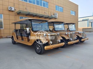 Voiture de tourisme électrique classique vintage, haute qualité, prix bas, 4 à 17 places, vitesse maximale de 60 km/h. Bienvenue, visitez notre usine pour - Product Image 2