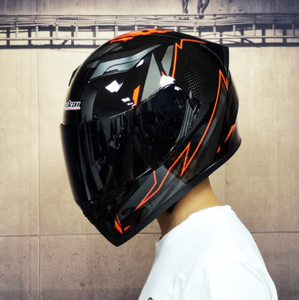 <span class=keywords><strong>Casco</strong></span> <span class=keywords><strong>Integrale</strong></span> da Corsa Elegante con Doppia Visiera per <span class=keywords><strong>Uomo</strong></span> e Donna, Caschi Estivi per <span class=keywords><strong>Moto</strong></span> - Product Image 3