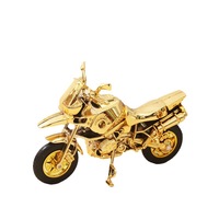 Modèle de moto en alliage de simulation, artisanat rétro, ornements, cadeau créatif pour étudiants, fournitures de boutique, vente en gros, emballage en carton de Chine