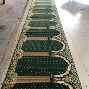 Tappeto da preghiera musulmano da parete a parete rotolo tappeto da preghiera moschea