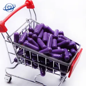 Hard Empty Capsule High Quality Pharmaceutical Purple Hard Empty Gelatin Capsules Size 1
