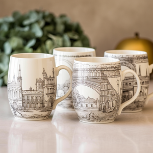 Taza de Cerámica con Diseño Retro de un Monumento de París, Francia, Artículo de Colección - Product Image 4