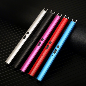 بيع بالجملة مخصص <span class=keywords><strong>USB</strong></span> عديمة اللهب شمعة القوس الكهربائية ولاعة متعددة الوظائف قابلة لإعادة الشحن تصميم حديث استخدام السجائر - Product Image 1
