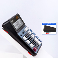 Calculatrice de bureau multifonctionnelle Deli 2137 en métal