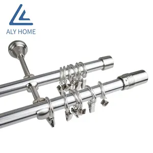 High Quality Metal Curtain Rod Set Curtain Hardware For Wholesale Customized Size and Color