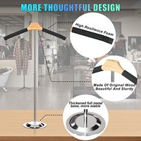 Présentoir de Comptoir Flexible pour Magasin de Vêtements, Support d'Épaule pour Chemises, Porte-Vêtements de Table