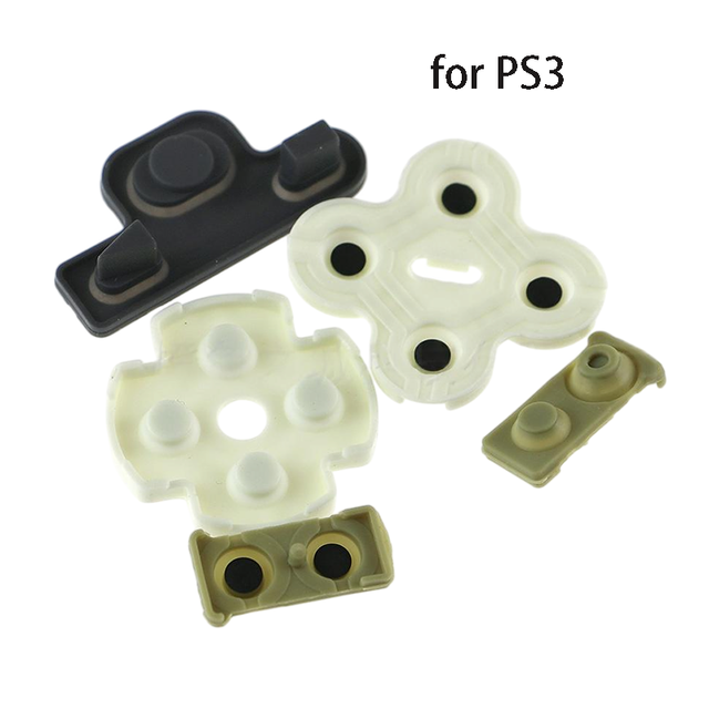 For PS3 Controller Button Conductive Rubber Pad for Sony PlayStation 3 PS3 Handle Left Right Key Conductive Silicone Pad Repair