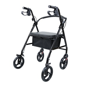Youyi Foldable Four-<b>Wheeled</b> <b>Walker</b> <b>With</b> <b>Seat</b> And Storage For Seniors Mobility Aid - Product Image 2