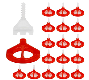 Espaciador <span class=keywords><strong>de</strong></span> <span class=keywords><strong>azulejos</strong></span> Spin Doctor, tapa <span class=keywords><strong>de</strong></span> nivelación Spin Doctor, espaciadores roscados negros/postes Spin Doctor Lippage Control - Product Image 2