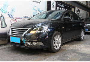 <strong>Bi</strong> <strong>Xenon</strong> Projector Lens LF Headlight for Nissan Sylphy B17 2012-2015 LED Angel Eyes Headlamp with Plastic Front Lamp - Product Image 4