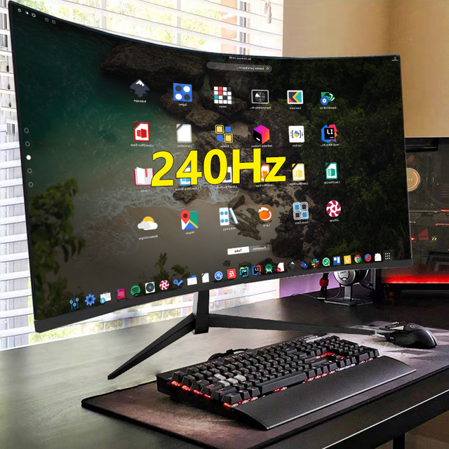 Flat Lcd Monitors Gamer 32inch 27inch 144hz Monitor Pc Ips 1ms 120hz 165hz 240hz 4k Pc Computer Gaming Monitors