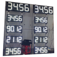 Panneaux d'affichage LED pour stations-service IP65 88,88, signalisation de pylône pour stations-service