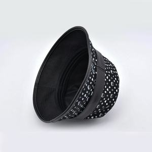 Venta al por mayor de calidad superior de moda de lujo de la marca de impresión sombreros de pescador sombrero de cubo con tiras decorativas - Product Image 5